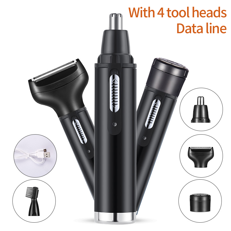 Electric Shaver Rotary - Tondeuse électrique 4 en 1 pour
