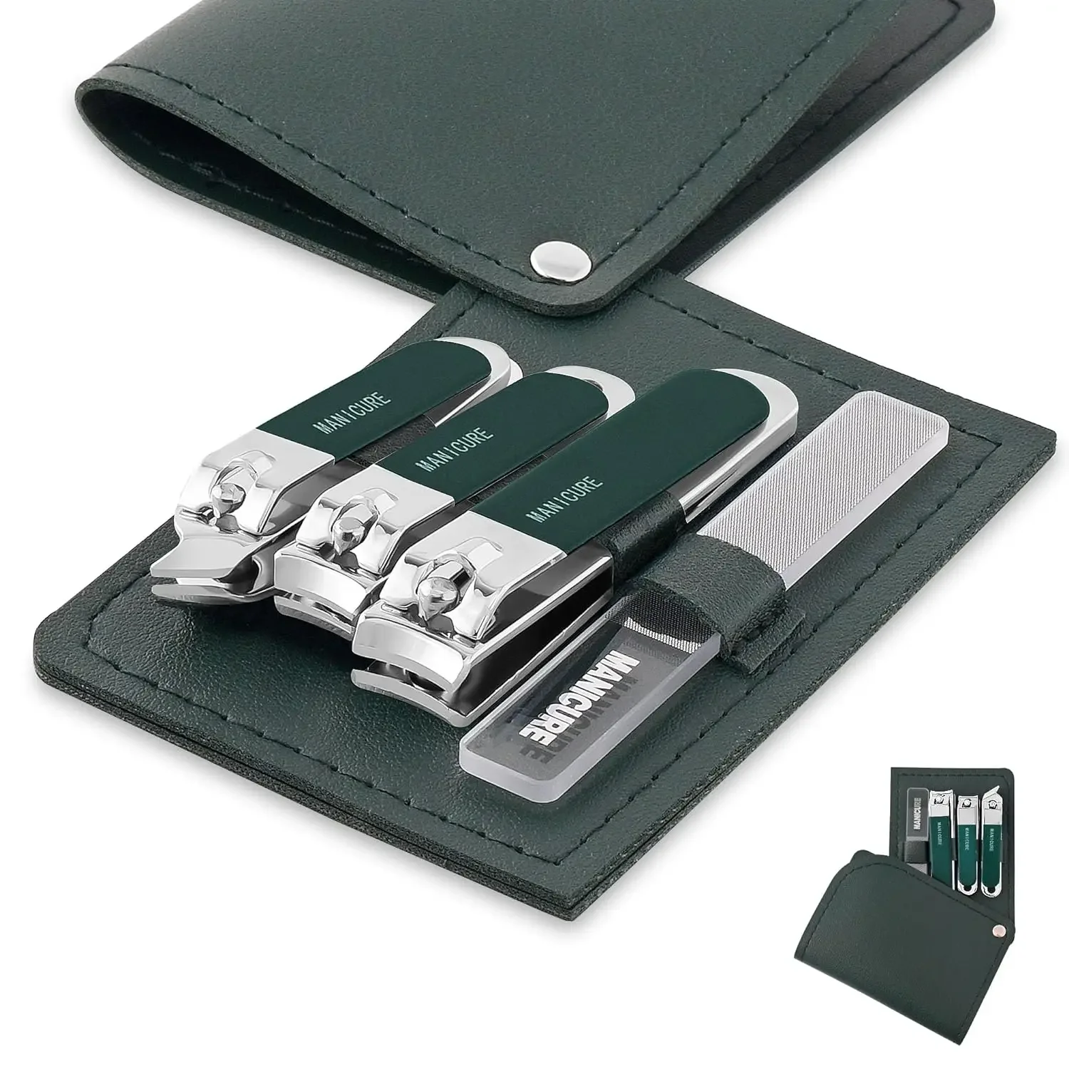 Mens Grooming Travel Kit - Kit de manucure professionnel de voyage