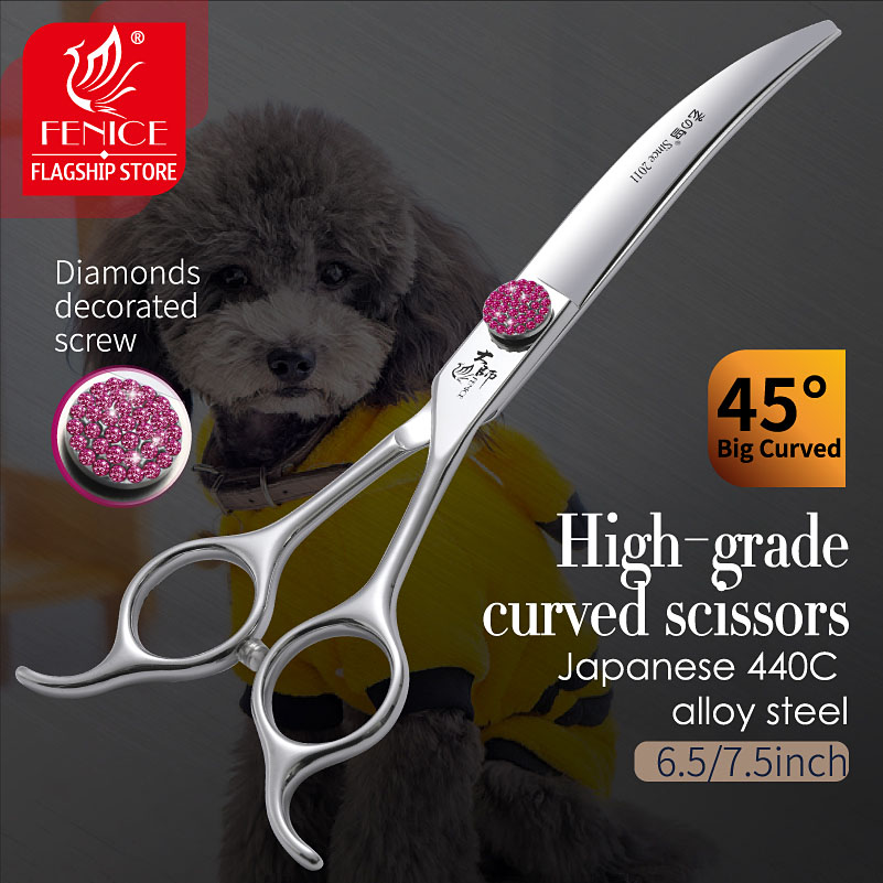 Fenice Pink Diamond Screw Pet  - Grooming Scissors avis et prix