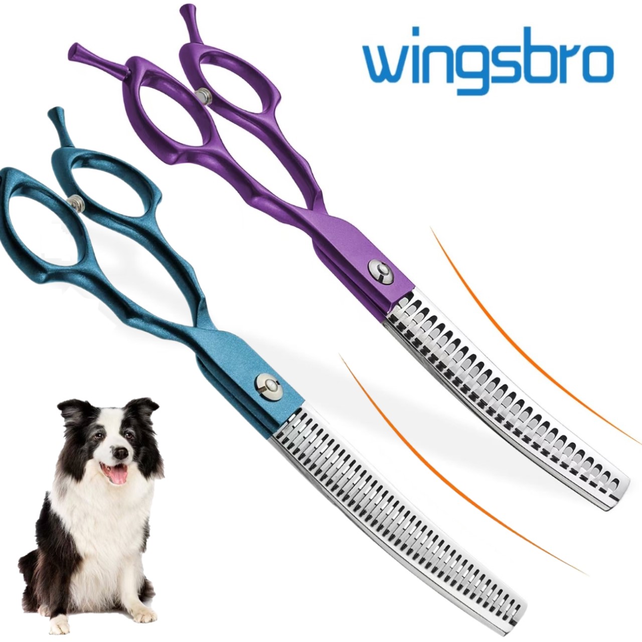 Ciseaux courbes de 7 pouces en - Grooming Scissors avis et prix